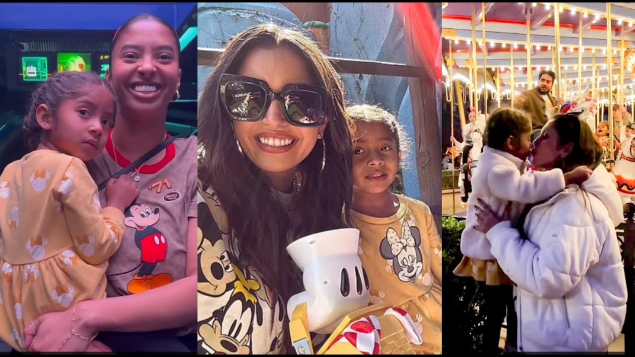 Vanessa Bryant Enjoyed A Funfilled Day At Disneyland With Daughters