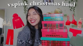 what VSPINK sent me for christmas!! | VSPINK clothing haul 2021