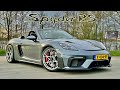 Porsche 718 spyder rs  review on autobahn