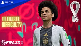 FIFA 23 - Germany vs Croatia | Round of 16 |FIFA World Cup| Ultimate Difficulty | PS5™ [4K ]