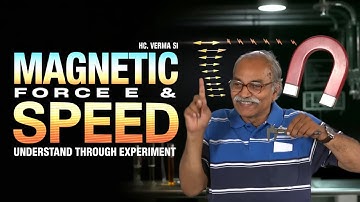 Magnetic Force & Charge Speed Explained — HC Verma Sir’s Mind-Blowing Experiment!