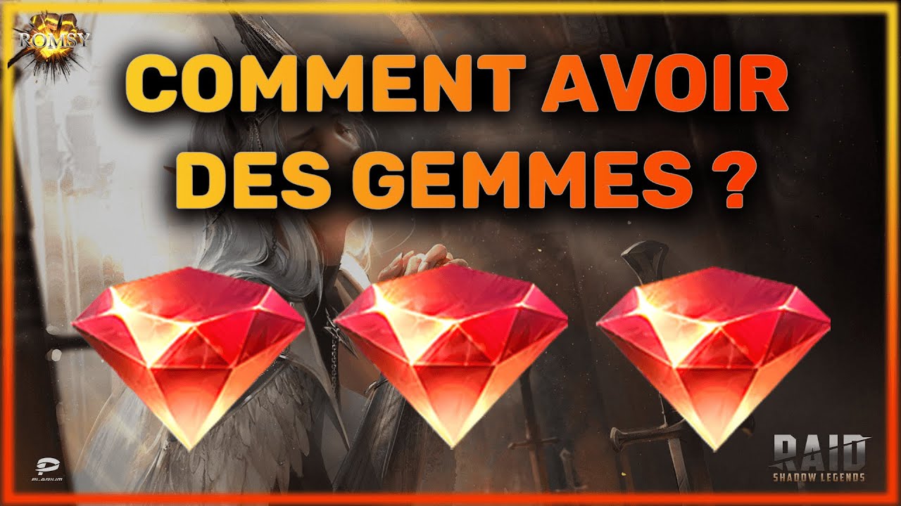 COMMENT AVOIR DES GEMMES SUR RAID: SHADOW LEGENDS ? - YouTube