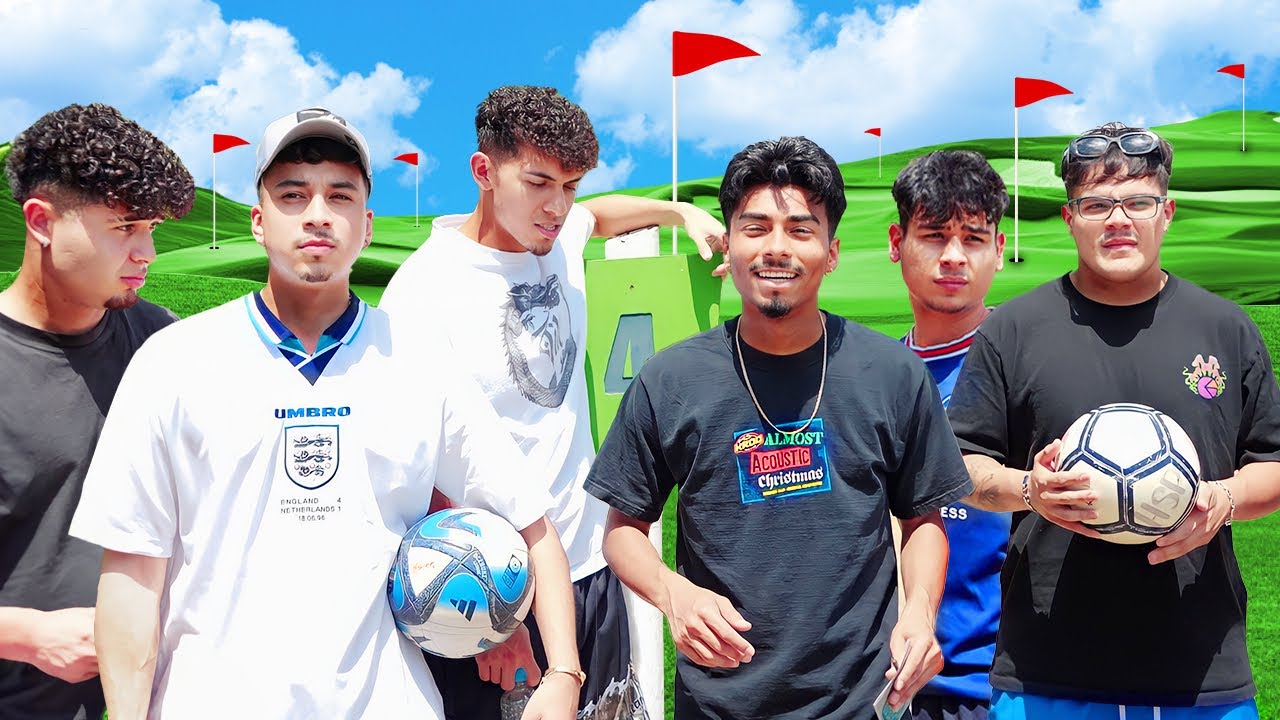 6 LATINOS TAKE ON THE HARDEST FOOTGOLF COURSE!! (Challenge)