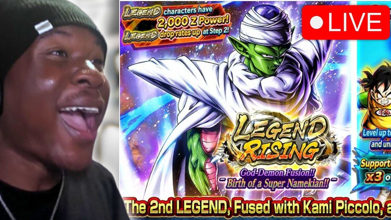 🔴20,000 CC+ LEGEND PICCOLO SUMMONS LIVE?! (DRAGON BALL LEGENDS) #dbl #dblegends
