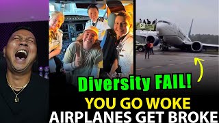 Female Pilot Drives Off Runway After Airline Brags 80% Diversity