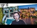 Top 10 MOST EXPENSIVE YouTuber Homes (Kwebblekop, FaZe House, OpTic, CaptainSparklez)