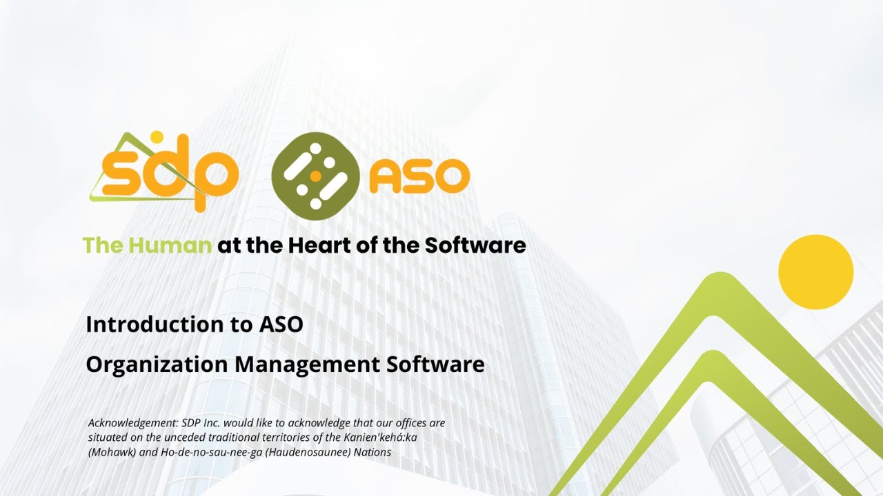 Введение в ASO — программное обеспечение для управления организацией.