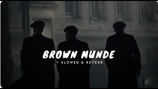 Brown Munde [Slowed + Reverb] - AP Dhillon, Gurinder Gill, Shinda Kahlon [HAIDER RECORDS ]