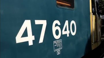Class 47 47640 1 tone horn