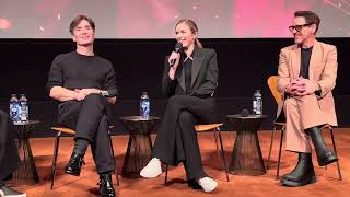 Cillian MurphyEmily BluntRobert Downey Oppenheimer Q&A