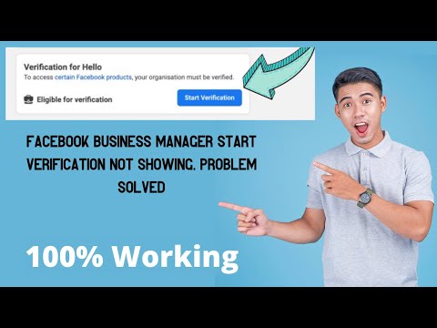 Facebook Business Manager Start Verification button Not Showing Problem Solve