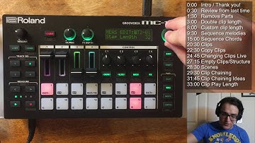 Roland MC-101 Beginner Tutorials: 2) Expanding a loop to a song