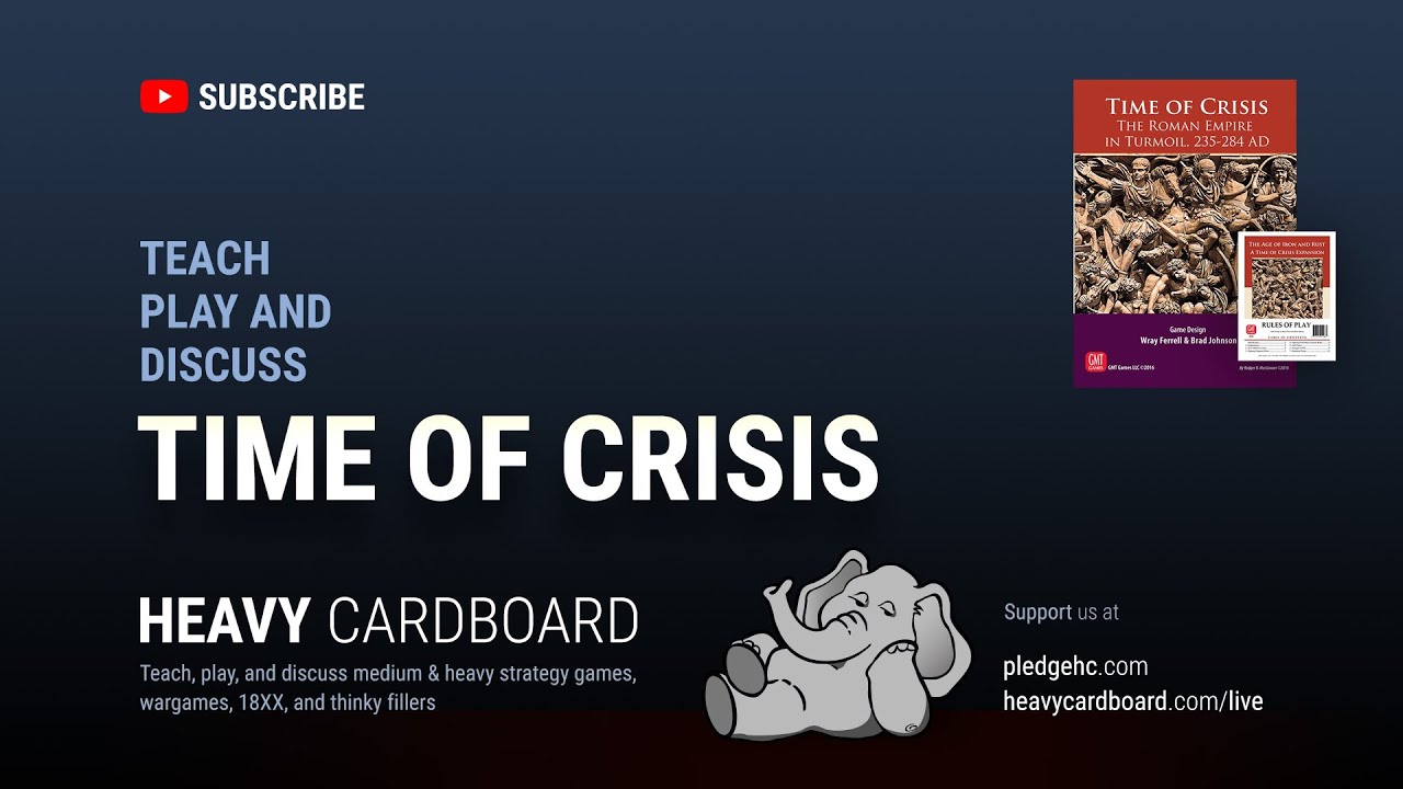 Time of Crisis: Iron & Rust Expansion 3p Teaching, Play-through, & Round table by Heavy Cardboard