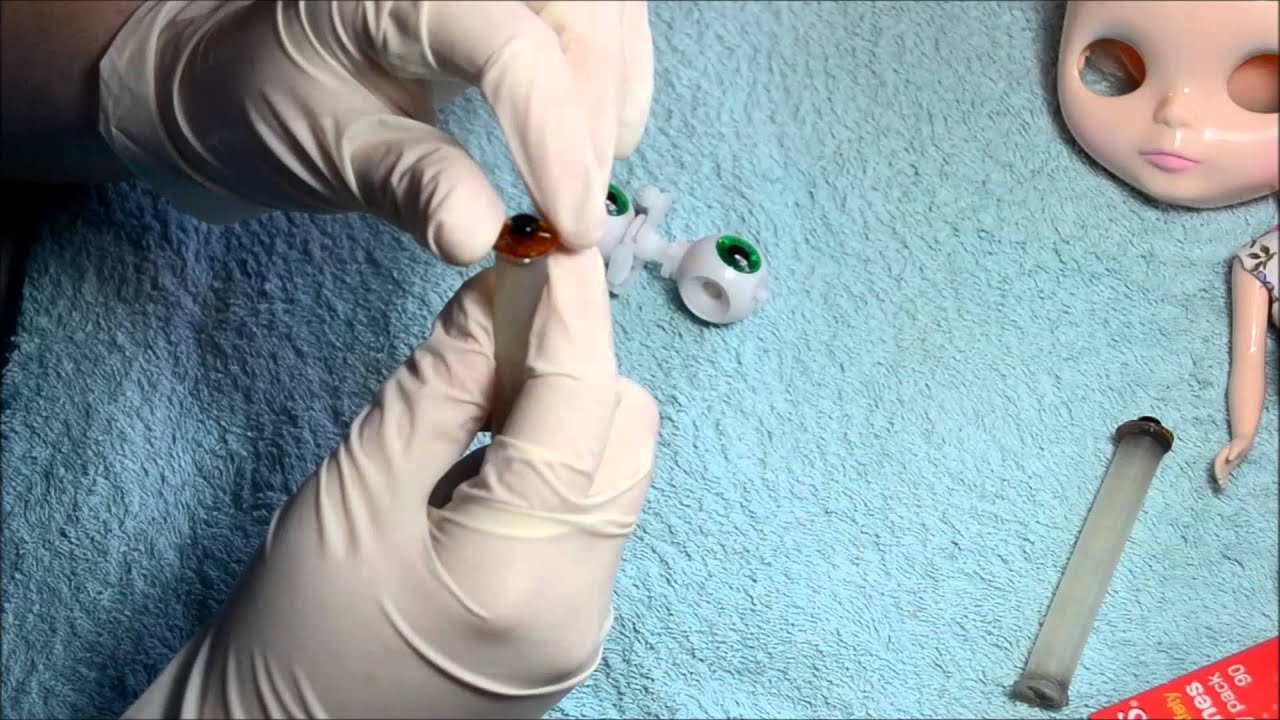 Blythe Eyelash and Eyechip Removal - a beginners 'how to' guide by missfreyaj