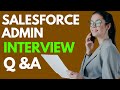 Top 25 Salesforce Admin Interview Questions and Answers for 2026