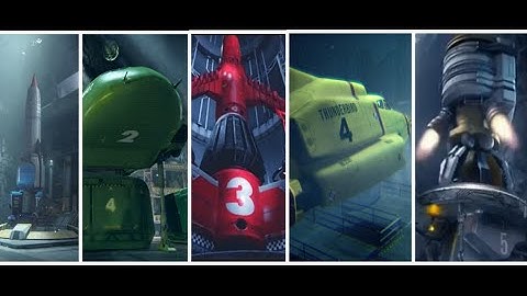 Thunderbirds 1,2,3,4 AND 5 LAUNCH! - Thunderbirds Are Go