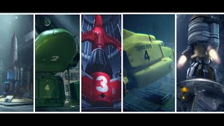 Thunderbirds 1,2,3,4 AND 5 LAUNCH! - Thunderbirds Are Go