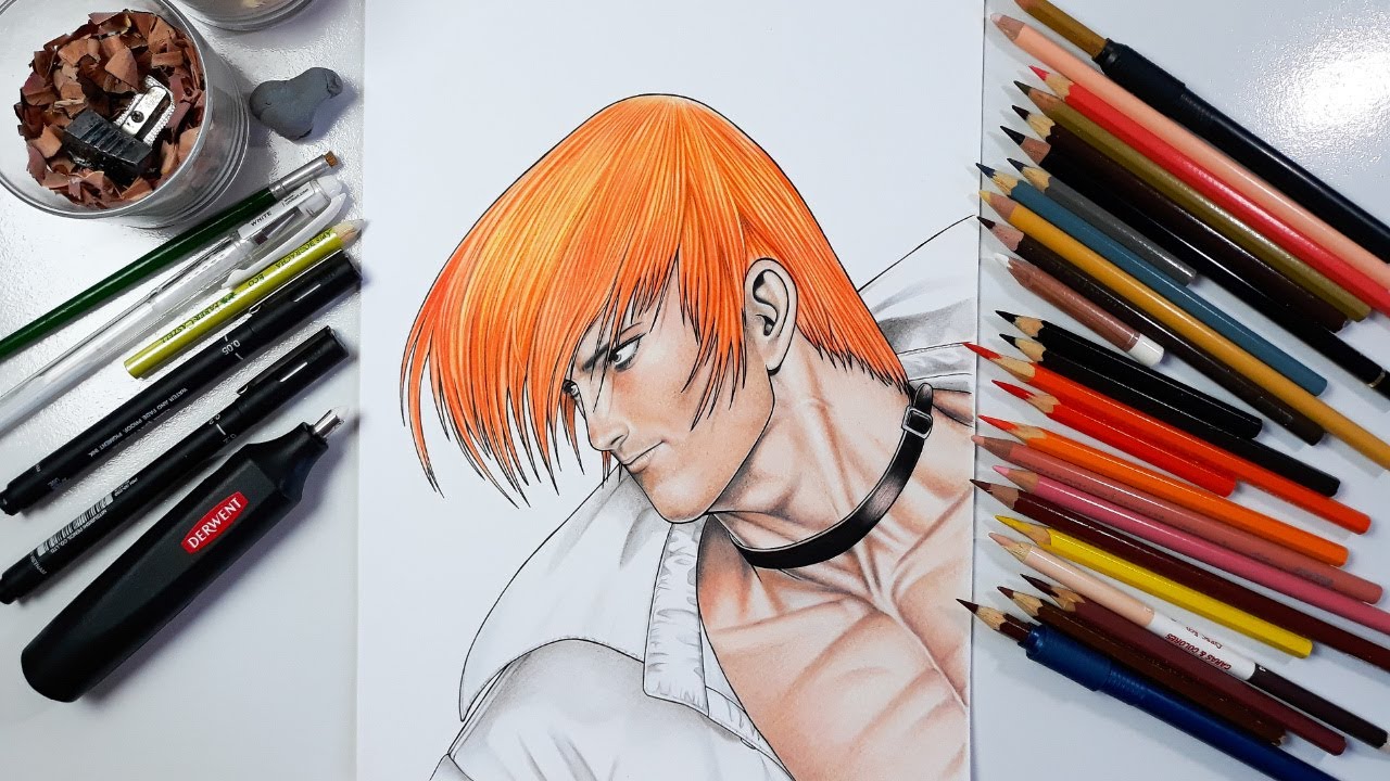 how to draw iori yagami｜TikTok Search