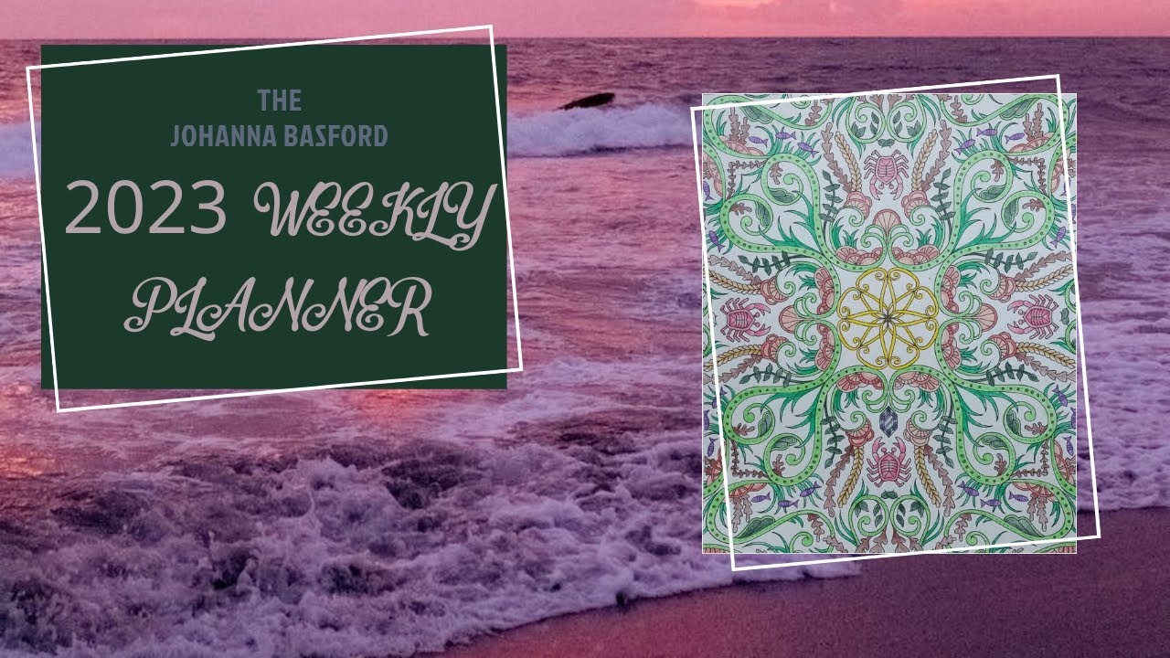 Adult Colouring Tutorial Lost Ocean page form 2023 Johanna Basford