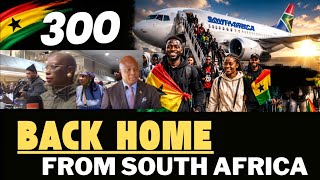Finally! 300 Ghanaians Return Back Home from South Africa 🇬🇭🇿🇦