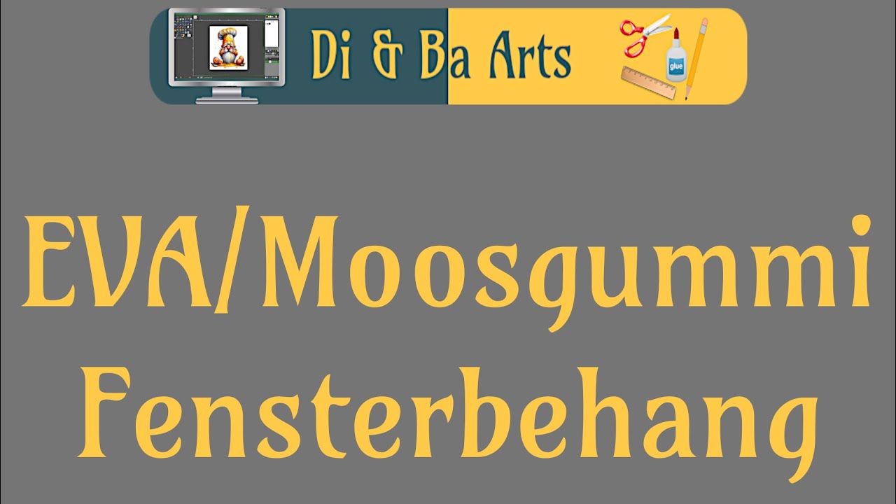 Weihnachtlicher Fensterbehang aus EVA/Moosgummi