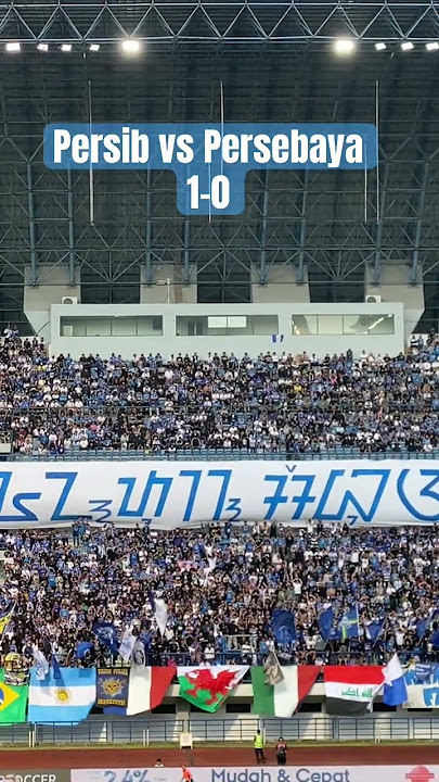 Kebahagiaan Bobotoh Saat Mendukung Persib vs Persebaya #bandungenjoy #football #persib#persebaya