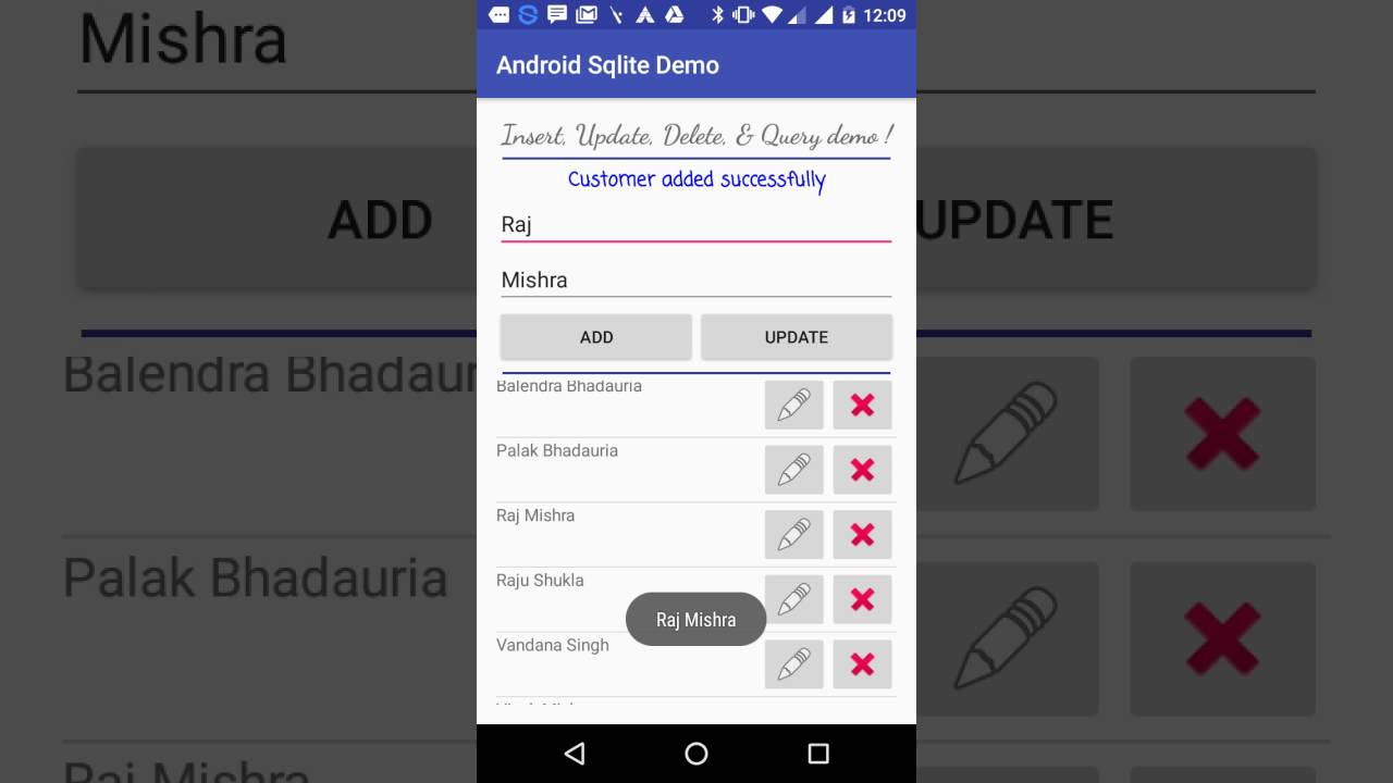 Sqlite In Android A Way To Update A Selected Row Stack Overflow