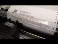Panasonic kxp2135 color dot matrix printer in action