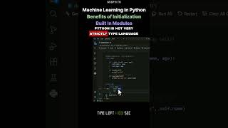 S1 EP11 T9 Machine Learning in Python Benefits of Initialization Built In Modules