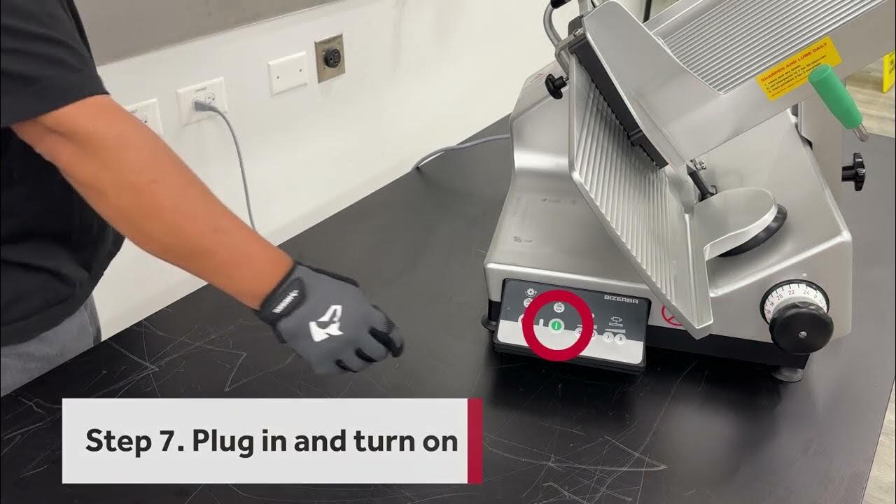 How to Sharpen a Bizerba GSP Automatic Slicer Blade YouTube