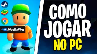 COMO JOGAR STUMBLE GUYS PELO NAVEGADOR (NO SITE) - COMO JOGAR