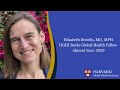 2020 HGHI Burke Global Health Fellow: Elisabeth Riviello, MD, MPH