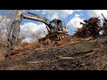 Land Clearing and Excavation with Volvo 140 Excavator for New Construction