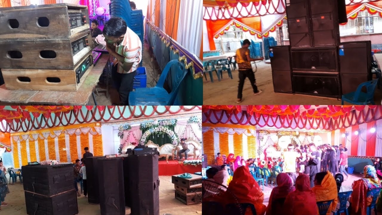ডিজে সাউন্ড বাড়া 3Piyar Dj Sound Box গ্রামের বিয়ে বাড়ির ভিডিও Village Dj Vlog Video