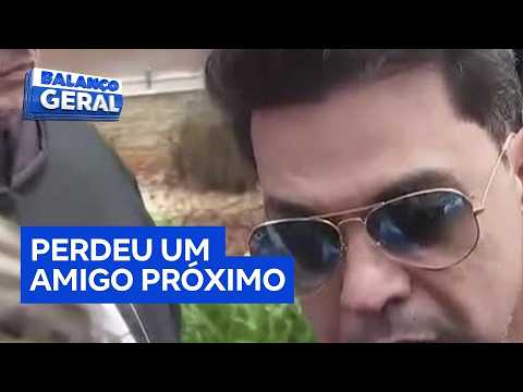 'O Rick é sinônimo de talento acima da média', afirma Zezé Di Camargo em velório do cantor em SP