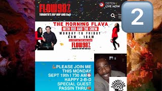 PART 02: DJ RON NELSON GUEST-CO HOSTING THE MORNING FLAVA on FLOW 93.5 FM | 09.19.22