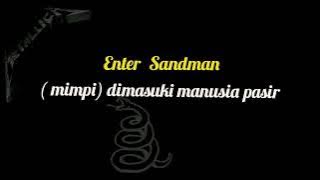 Enter Sandman (lirik terjemahan Metallica)