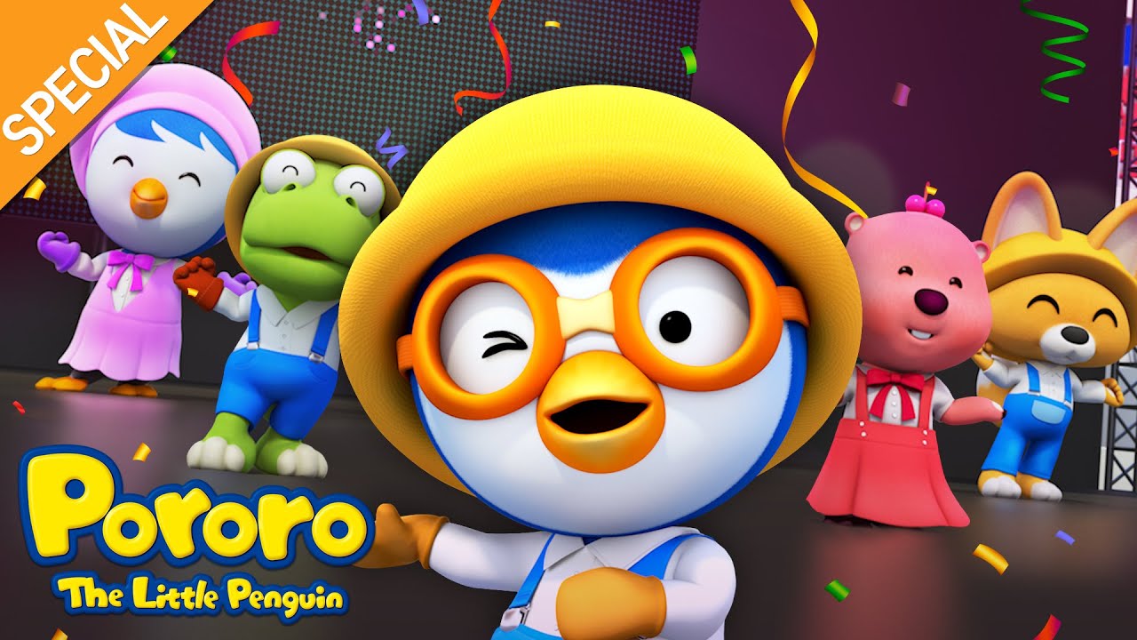 Konser Anak Anak Pororo 🎸🍌 Banana Cha Cha 🍌🎤 Bahasa Indonesia