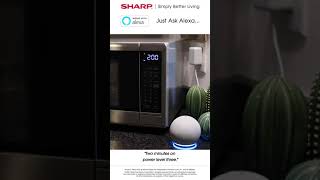 Sharp Microwave (SMC1449FS) with Alexa for Easy Reheating