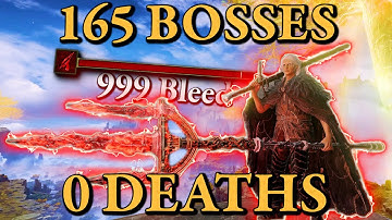 ALL 165 Elden Ring Bosses Without Dying BUT Everything Is RANDOM!