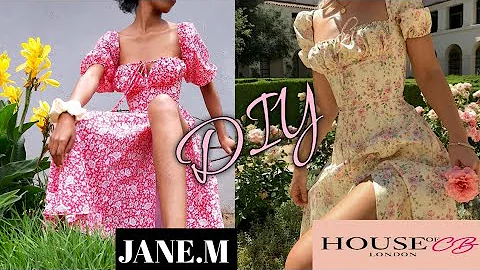 Creating An Elegant Corset Milkmaid Summer Dress | House Of Cb | Jane.m