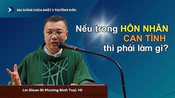 Nếu trong HÔN NHÂN cạn TÌNH thì phải làm gì? - Lm GB Phương Đình Toại, MI | CN II TN năm C