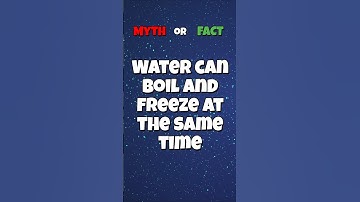 "Can Water Really Boil and Freeze at the Same Time? The Science Explained!"