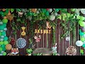 FOREST THEME/ JUNGLE THEME BIRTHDAY DECORATION @ Home