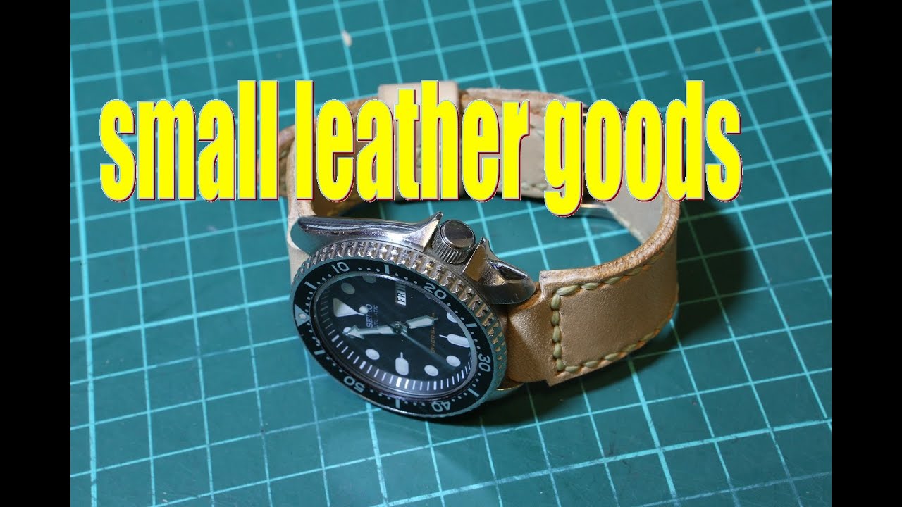 making a leather watch strap YouTube