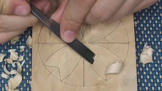 Geometric Motif Wood Carving for beginners