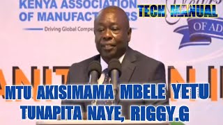RIGGY. G, Anybody who stands on our way, tutapita na yeye