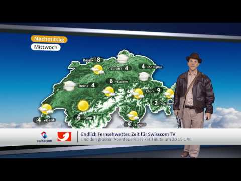 Abenteuerklassiker-Wettervorhersage: Hinterhalt des Dunkelteams! Sonderclip wettercom für Swisscom