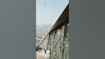 Chanab Bridge Cable Crane#Viral#Short#Video