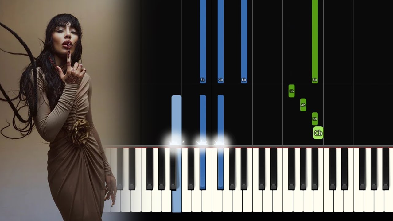 Loreen - Tattoo 🇸🇪 - EASY Piano Tutorial